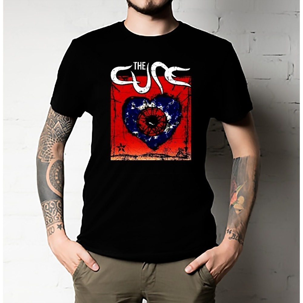 The Cure Wish Tour Tshirt The Cure Rock Band Tee 90S Tshirt